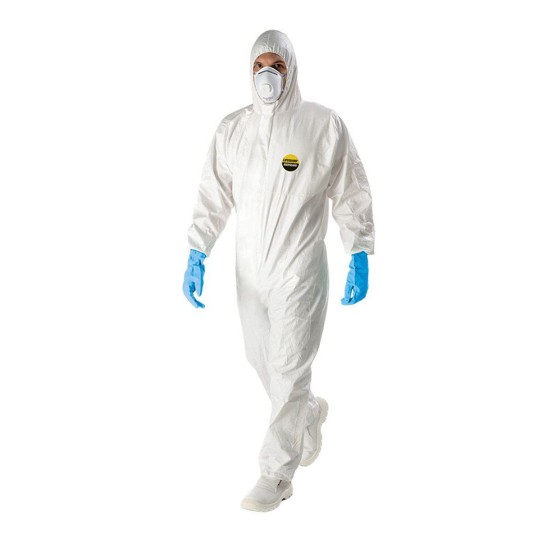 Tuta Monouso Bodyguard Tipo 5B E 6B Con Elastico Ai Polsi