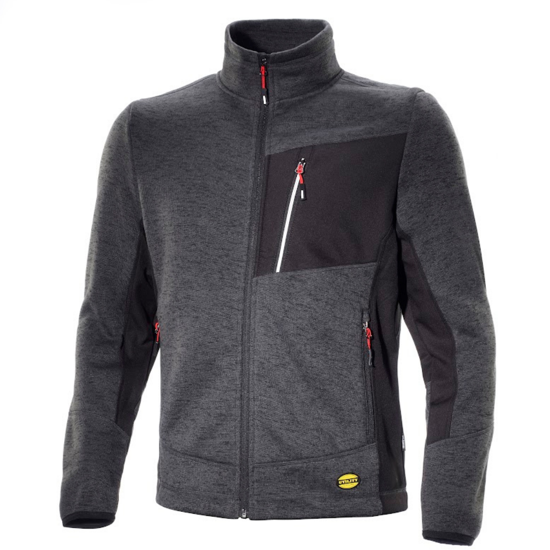 Felpa da lavoro Diadora Knitted Jacket Chicago - Asphalt