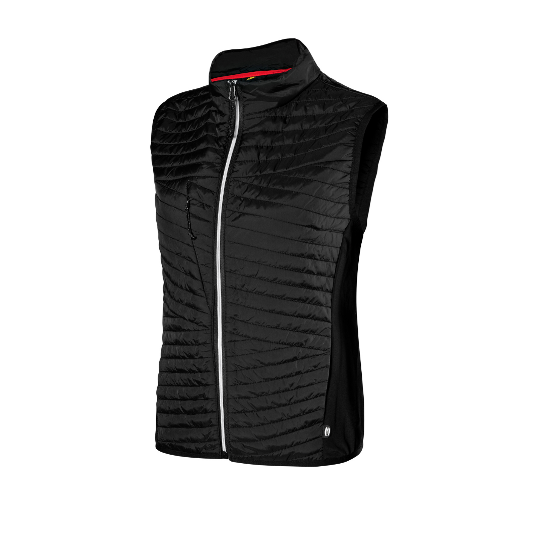 Gilet da lavoro Diadora Light Padded Vest Athena traspirante antivento - Black