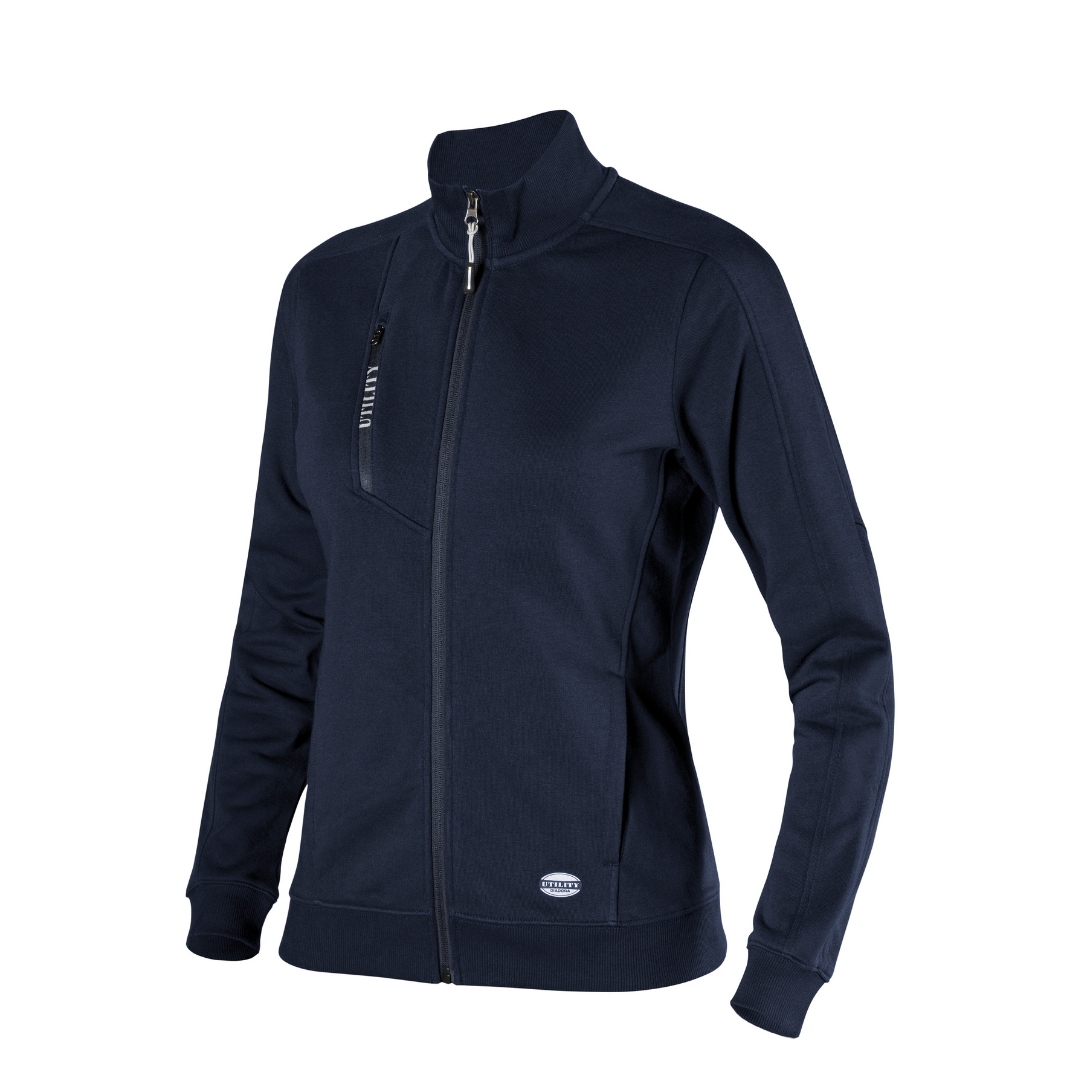Felpa da lavoro Diadora Sweatshirt Fz Athena - Classic Navy
