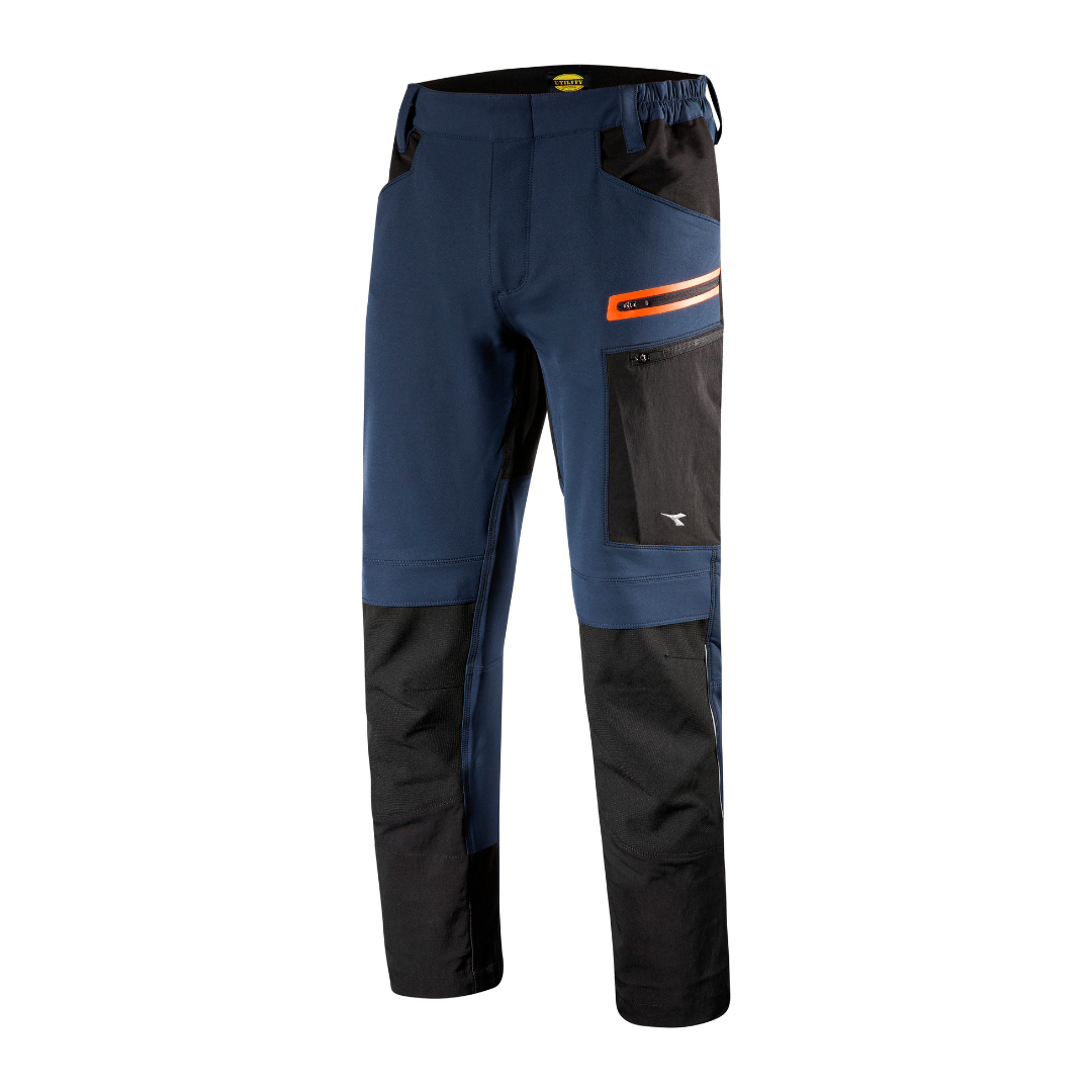 Pantalone da lavoro Diadora Pant Hybrid Performance - Black/Blue Denim
