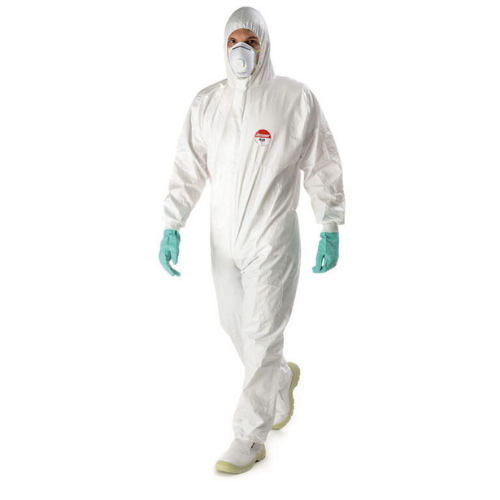 Tuta Monouso Lifeguard Plus Tipo 5B E 6B Con Polsini In Maglia