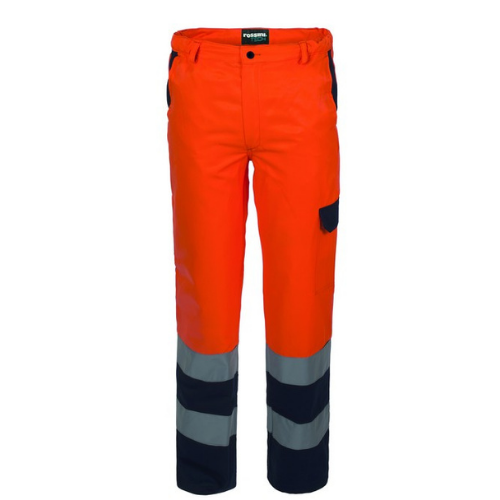 Pantalone alta visibilità Rossini Bicolore Hi-Vis - Arancio / Blu