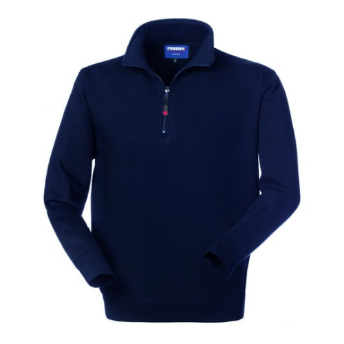 Felpa da lavoro Perth Rossini Mezza Zip - Blu