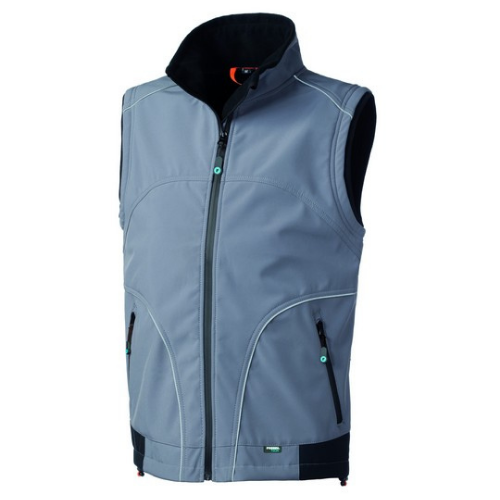 Gilet Softshell Preston Rossini - Grigio / Nero