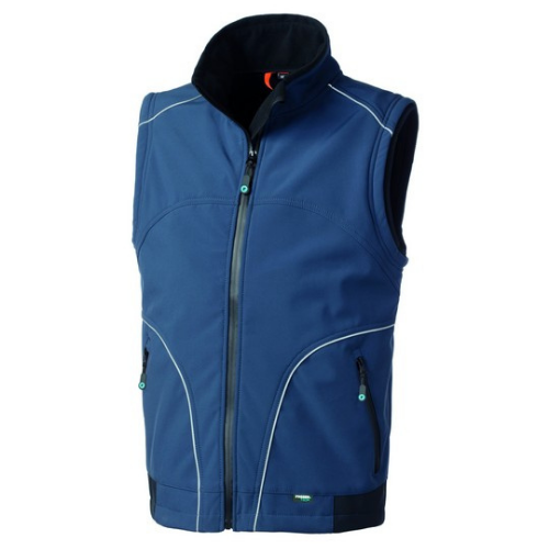 Gilet Softshell Preston Rossini - Blu/Nero