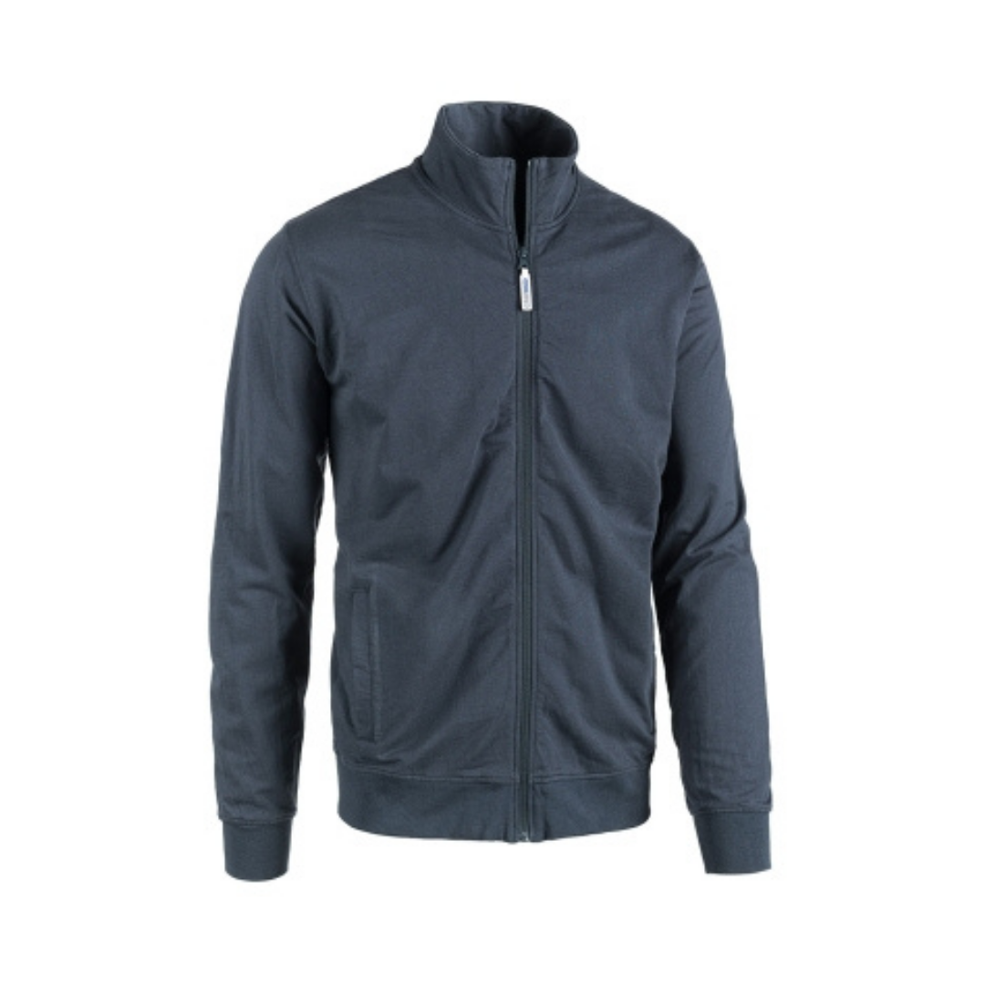 Felpa zip intera Sottozero Terry Blu Navy