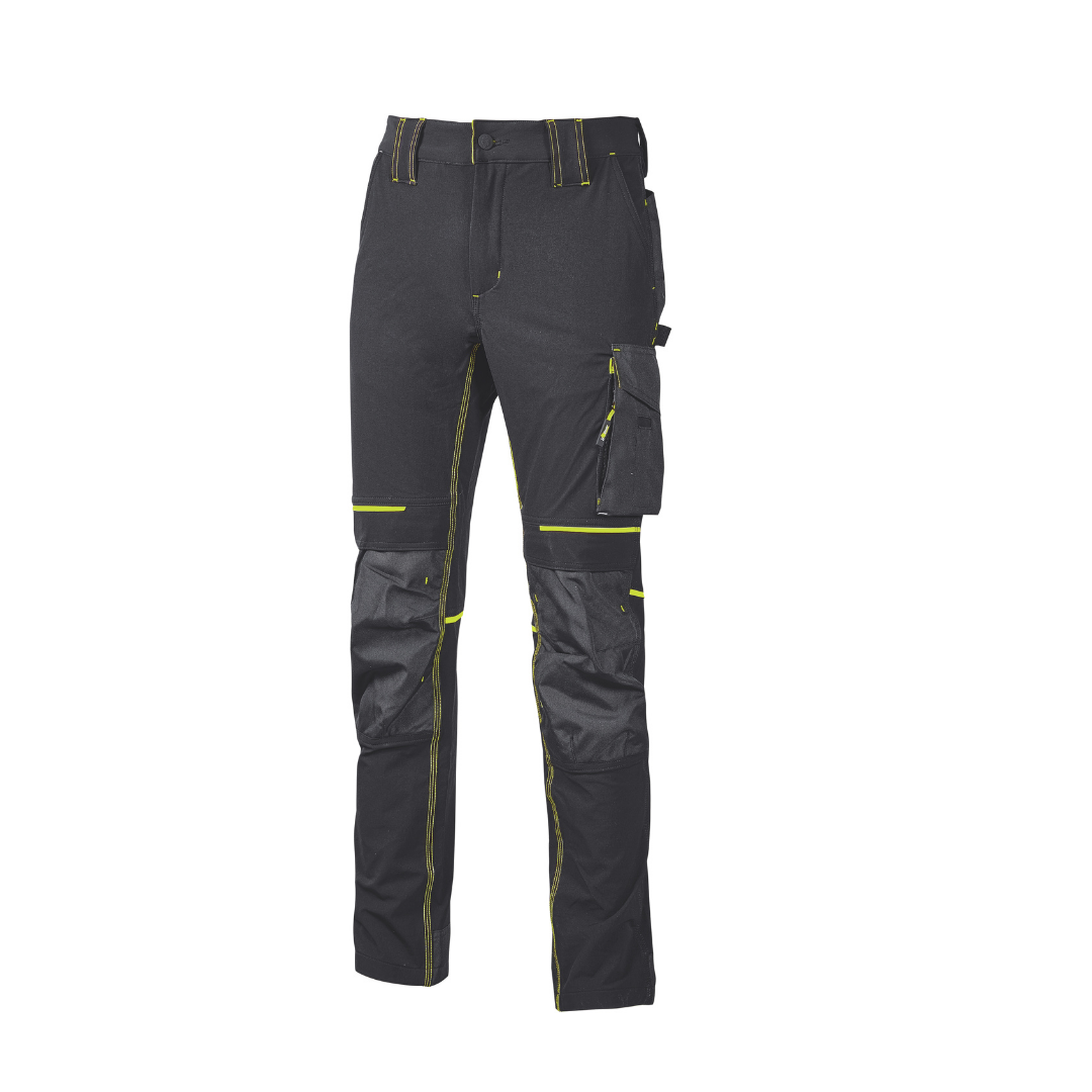 Pantaloni da lavoro U-Power Atom Black Carbon