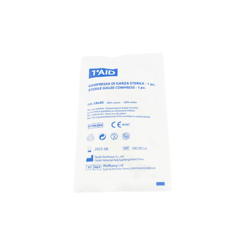 Compressa Di Garza Cotone Sterile Cm18X40 In Busta Singola