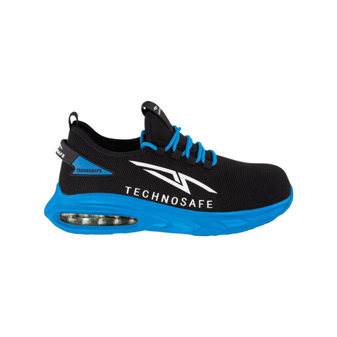 Scarpe antinfortunistiche Neon S1P Dark Mode Blue Shock