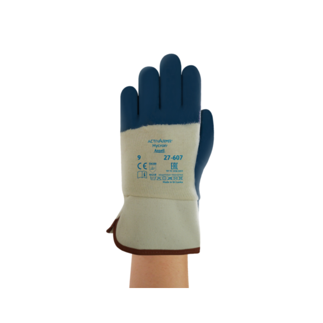 Guanti da lavoro Hycron 27-607 Con Manichetta Dorso Areato - 12 paia
