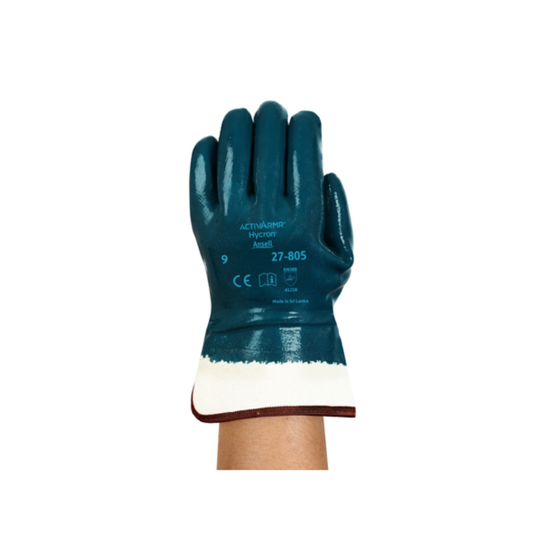 Guanti da lavoro Hycron 27-805 Con Manichetta Interamente Ricoperta - 12 paia