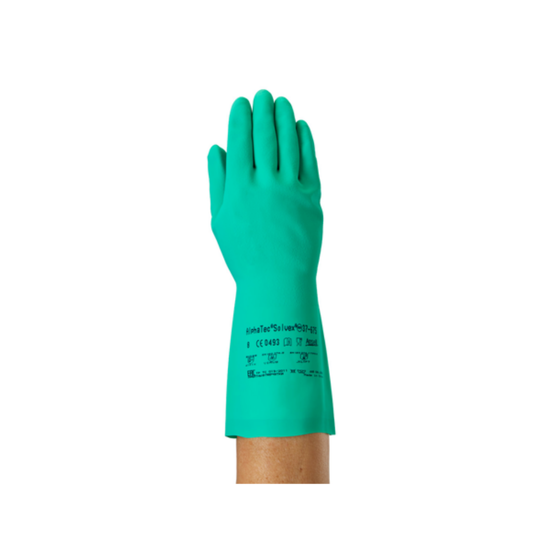 Guanti da lavoro resistenti a sostanze chimiche Sol-Vex Plus 37-675 - 12 paia