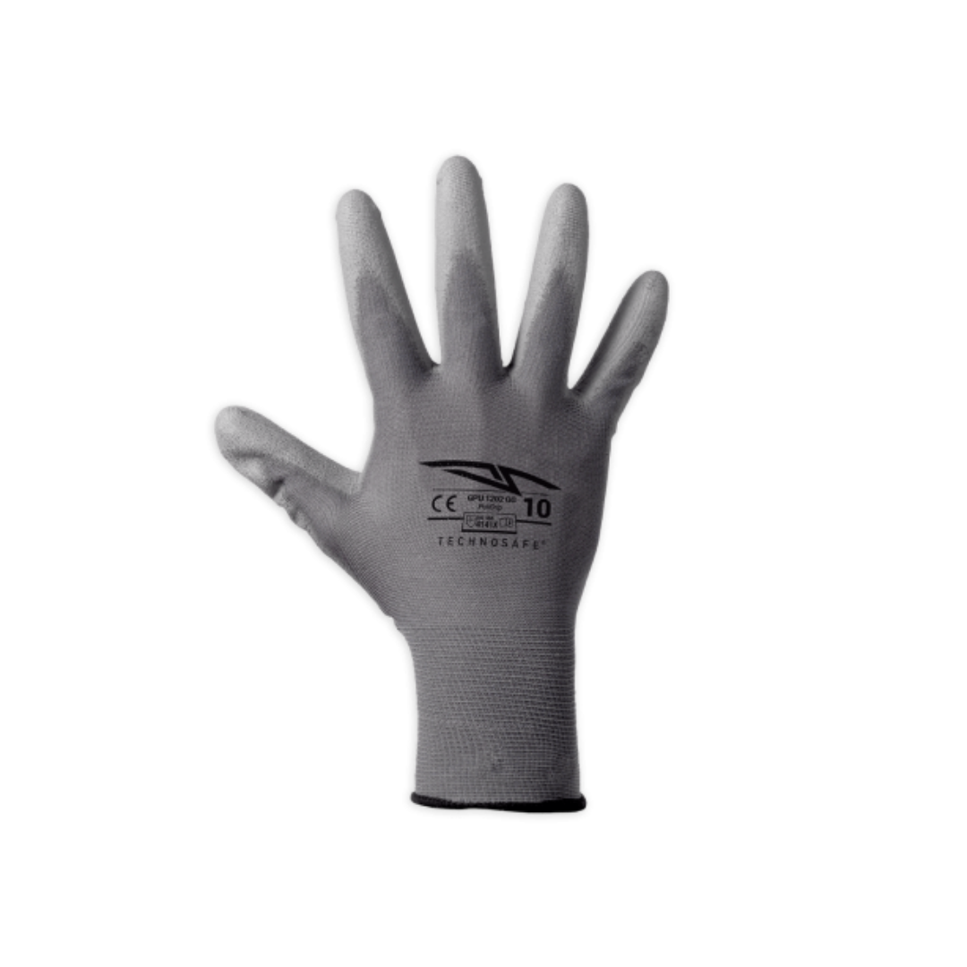 Guanti Nylon Palmo Ricoperto In Poliuretano - Box Da 12 Paia