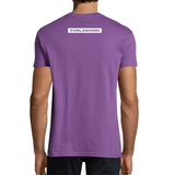 T-Shirt FURLASHION x Del Torre MI DA FASTIDI DUT 100% cotone - colore viola chiaro