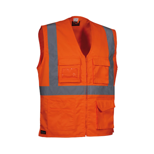 Gilet Alta Visibilità Seki - Arancio Fluo