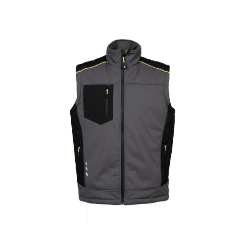 Gilet da lavoro Softshell Bormio Grey