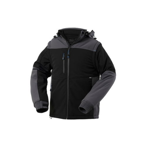 Giubbotto invernale Softshell imbottito Siberia Rossini Nero