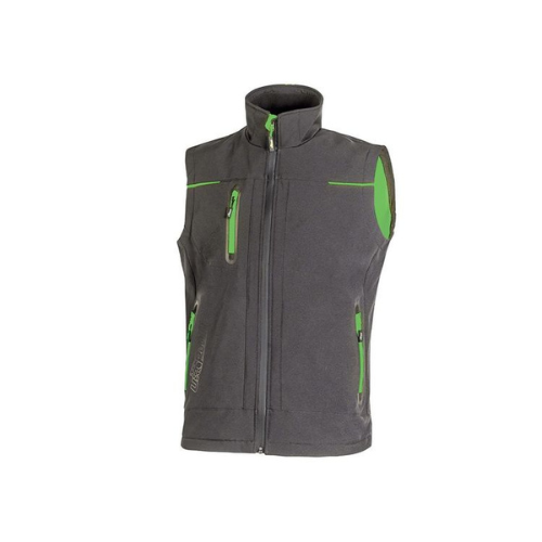 Gilet da lavoro U-Power Universe Asphalt Grey/Green