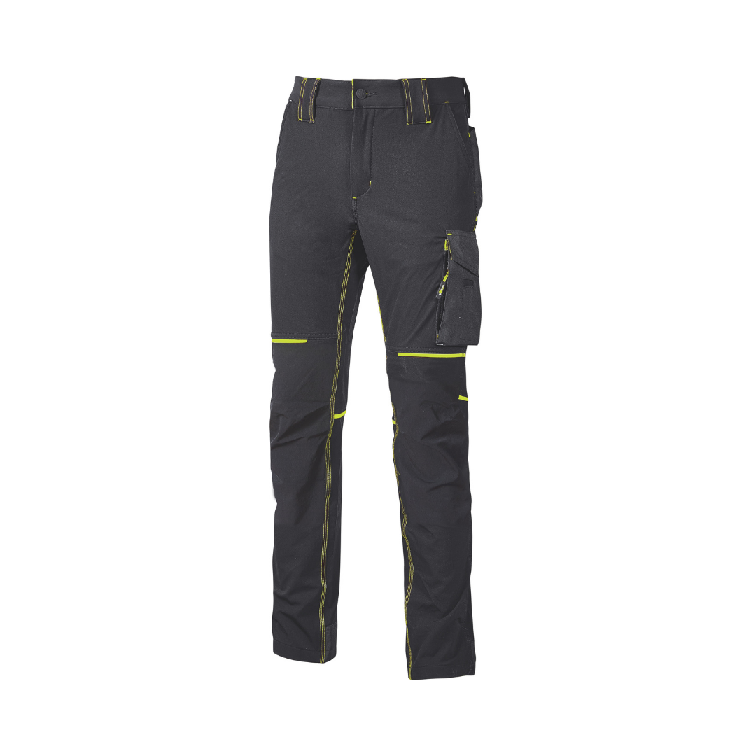 Black Carbon U Power Pantaloni Da Lavoro Pantaloni Jeans Neri Da