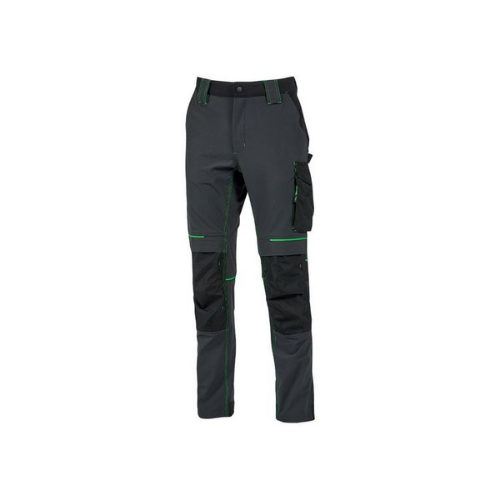 Pantaloni da lavoro U-Power Atom Asphalt Grey/Green