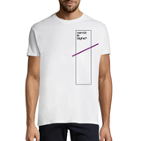 T-Shirt FURLASHION x Average Furlan Guy CEMUT LE BIGHE 100% cotone - colore bianco