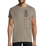 T-shirt FURLASHION x Average Furlan Guy MIOR LA VIE A GJATS, CHE LASSASI COME CJANS - 100% cotone colore light grey