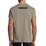 T-shirt FURLASHION x Average Furlan Guy MIOR LA VIE A GJATS, CHE LASSASI COME CJANS - 100% cotone colore light grey
