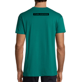 T-shirt FURLASHION x Average Furlan Guy  ALC AL E' ALC HULK AL E' VERT 100% cotone - colore emerald
