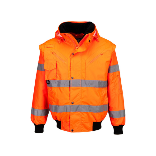 Bomber 3 In 1 Hi-Vis    Arancione