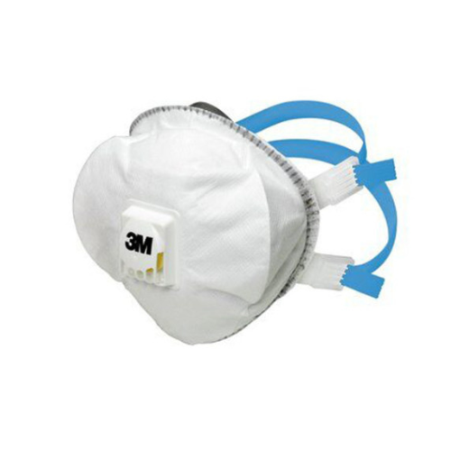 Box Da 5 Pezzi Mascherina 3M 8825+ FFP2 R D Con Valvola Con Elastici Regolabili