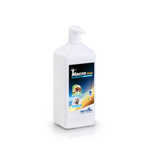 Macrocream Crema Lavamani Con Microgranuli Vegetali   Flacone Da 1000 Ml Con Dosatore