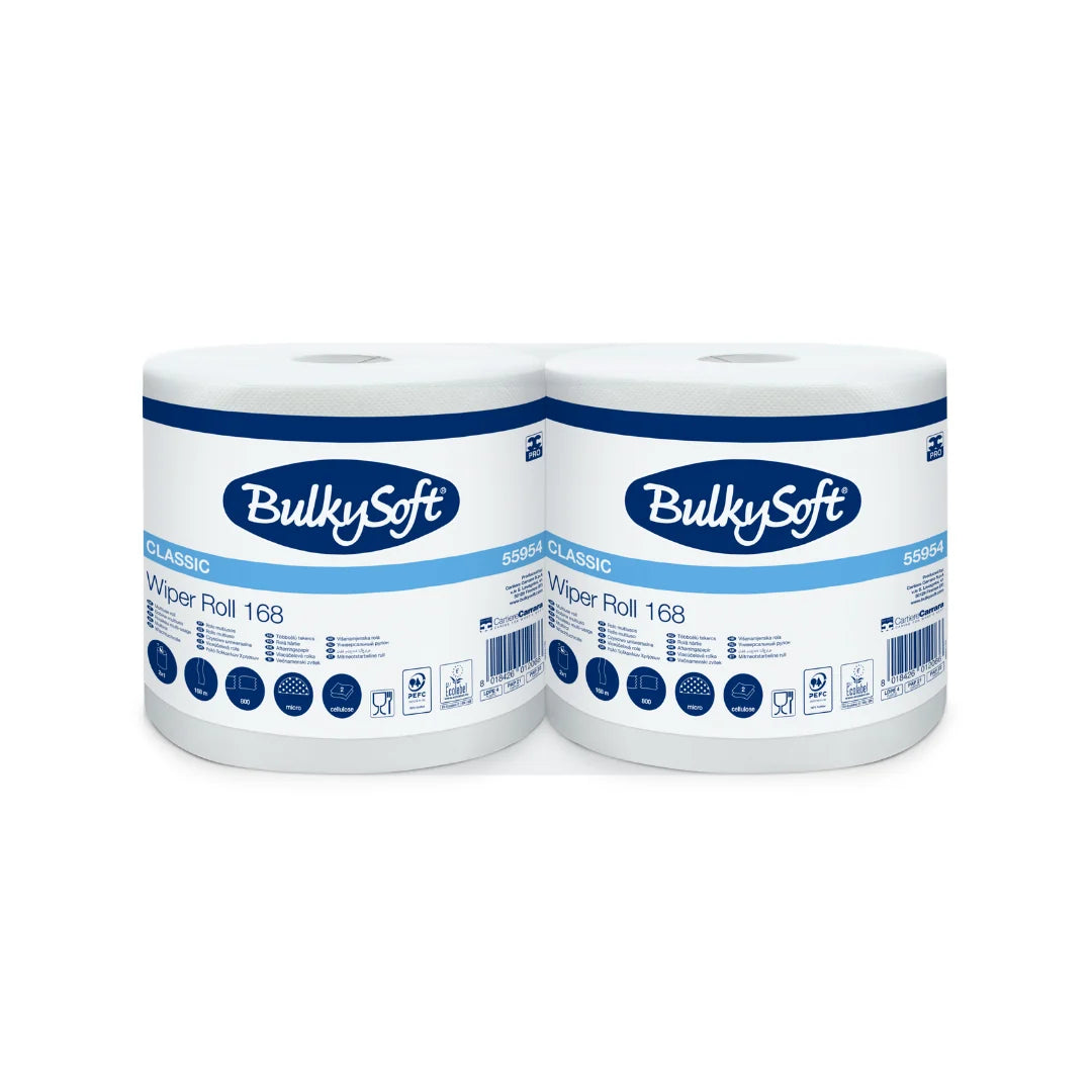 Bobina Carta Industriale 800 Strappi  Peso 1.5 Kg - 2 pezzi